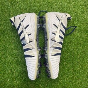 Nike Force Savage Elite 2 Football Cleats White Navy Size 15 NWOB 877141-401